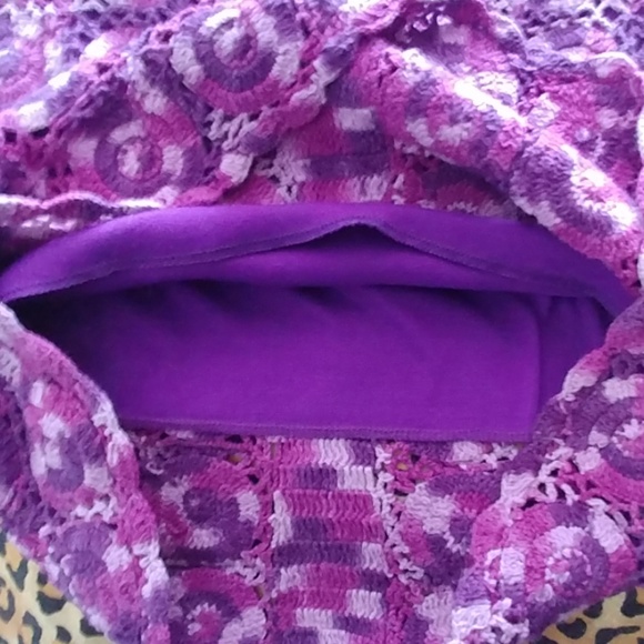 2 Pc Purple Knit Skirt and Halter - Picture 6 of 7